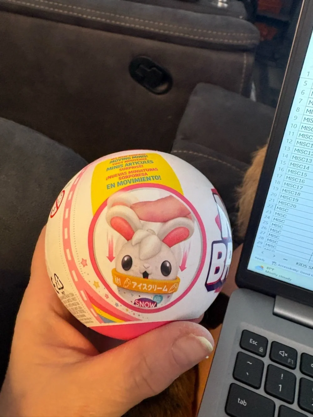 Mini verse surprise ball